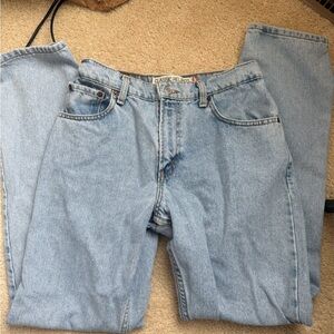 Levi's Women's Light Blue Relaxed Taper Jeans